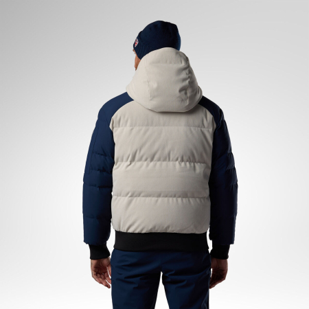 Geaca schi barbati Rossignol - M Resort Corduroy down bomber - Silver cloud/dark navy [2]