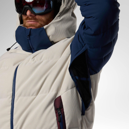 Geaca schi barbati Rossignol - M Resort Corduroy down bomber - Silver cloud/dark navy [4]