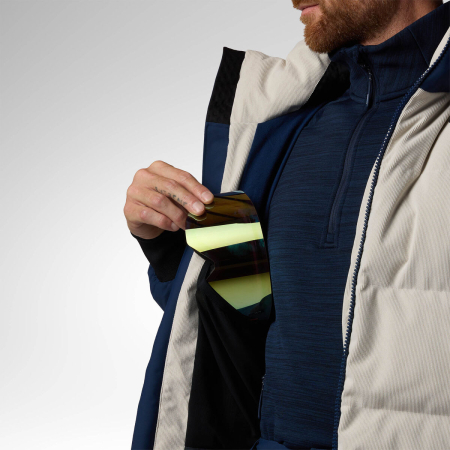 Geaca schi barbati Rossignol - M Resort Corduroy down bomber - Silver cloud/dark navy [9]