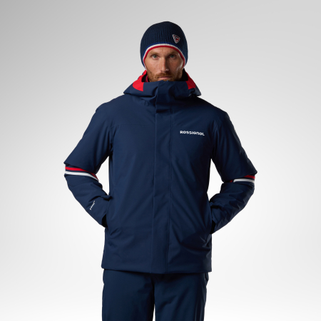 Geci schi si snowboard - Geaca schi barbati Rossignol - M Strawpile insulated - Dark navy