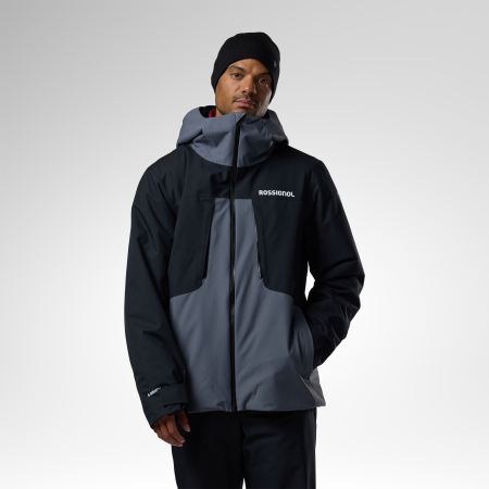 Geci schi si snowboard - Geaca schi barbati Rossignol - M Velika insulated - Turbulence/black