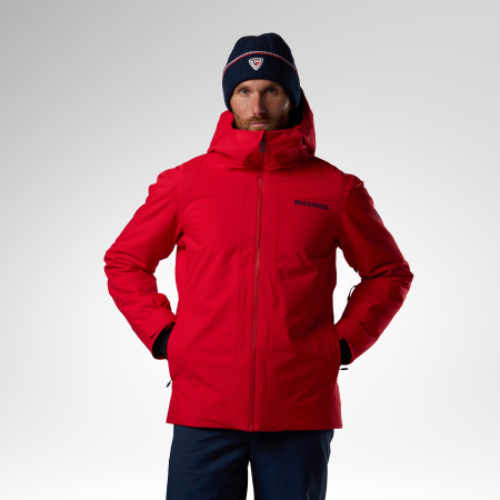 Geci schi si snowboard - Geaca schi barbati Rossignol ROCHRUN INSULATED Sport red solid