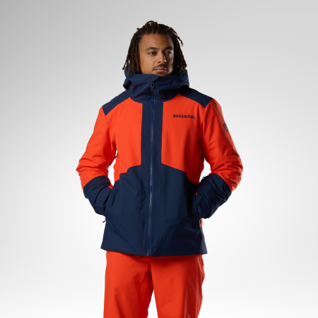 Barbati - Geaca schi barbati Rossignol ROCHRUN INSULATED Golden gate/dark