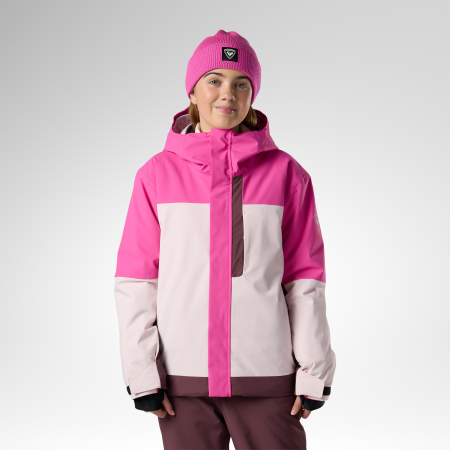 Geci ski copii - Geaca schi copii Jr Rossignol Wispile insulated - Electric fuchsia
