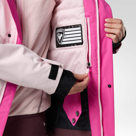 Geaca schi copii Jr Rossignol Wispile insulated - Electric fuchsia [6]