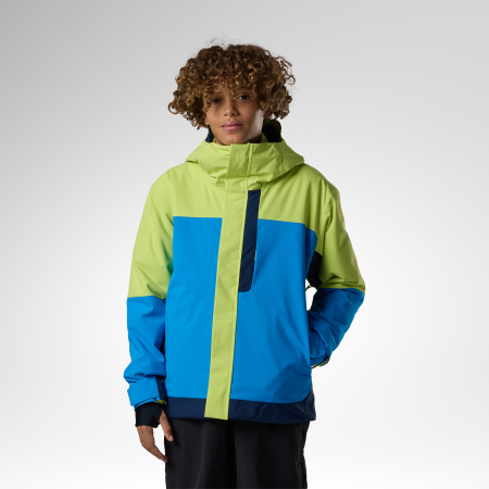 Geci ski copii - Geaca schi copii Jr Rossignol Wispile insulated - Wild lime