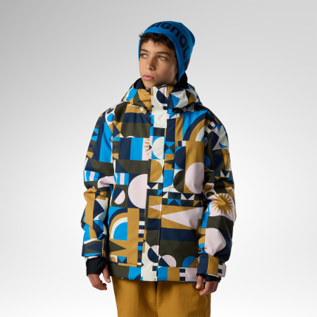 Geci ski copii - Geaca schi copii Jr Rossignol Wispile insulated - Potpourri dazzle blue