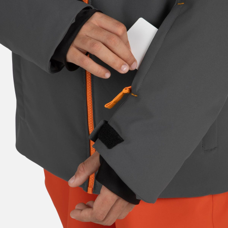 Geaca schi copii Rossignol JR STRAWPILE Onyx Grey [6]