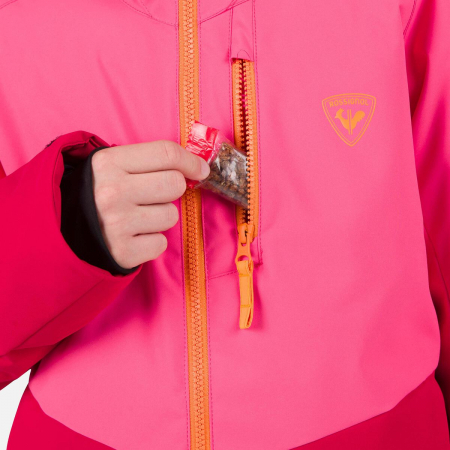 Geaca schi copii Rossignol JR WISPILE Ruby red [7]