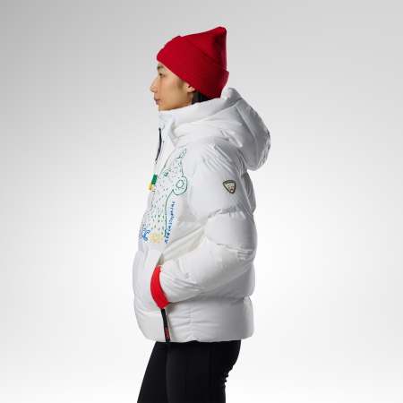 Geaca schi dama Rossignol JCC W Allsnow down ski jacket White [3]