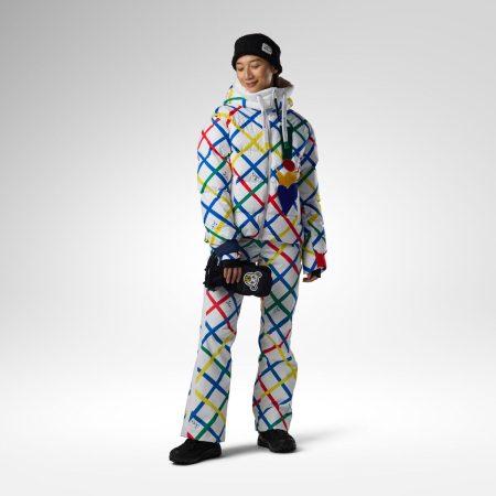 Geaca schi dama Rossignol JCC W Allsnow down ski jacket Multicolor print [9]