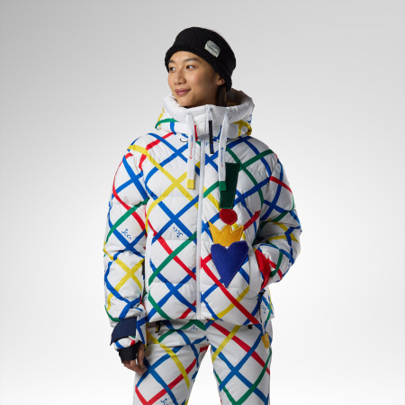 Designed by JC de Castelbajac - Geaca schi dama Rossignol JCC W Allsnow down ski jacket Multicolor print