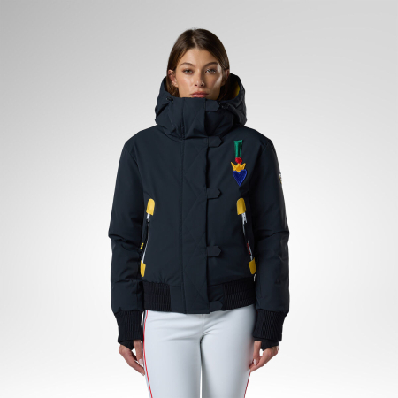 Designed by JC de Castelbajac - Geaca schi dama Rossignol JCC W Bomber ski jacket Black