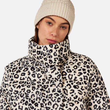 Geaca schi dama Rossignol ARETU ALLOVER DOWN Nature Wild Leopard [3]