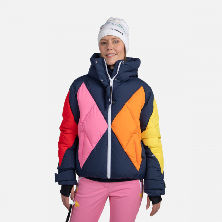 Femei - Geaca schi dama Rossignol JCC - W DIAMOND Down Bomber Cosmic blue