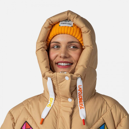 Geaca schi dama Rossignol JCC - W LUMY Down Bomber Beige mountain [10]