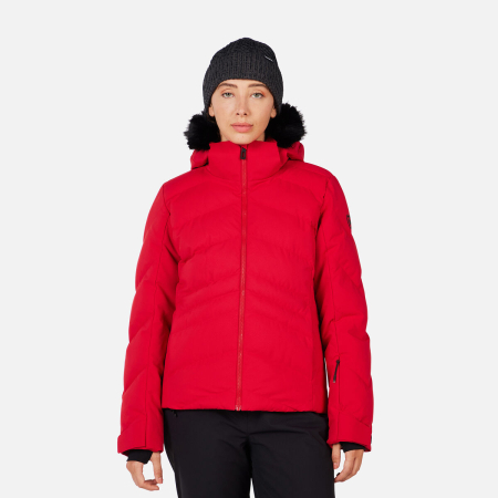 Geci ski - Geaca schi dama Rossignol STACI INSULATED Ruby Red
