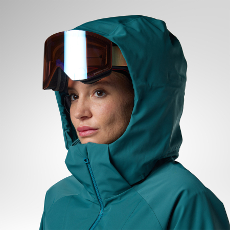 Geaca schi dama Rossignol - W 4WS Blackside insulated - Transformative teal [6]