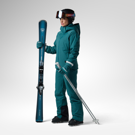 Geaca schi dama Rossignol - W 4WS Blackside insulated - Transformative teal [15]