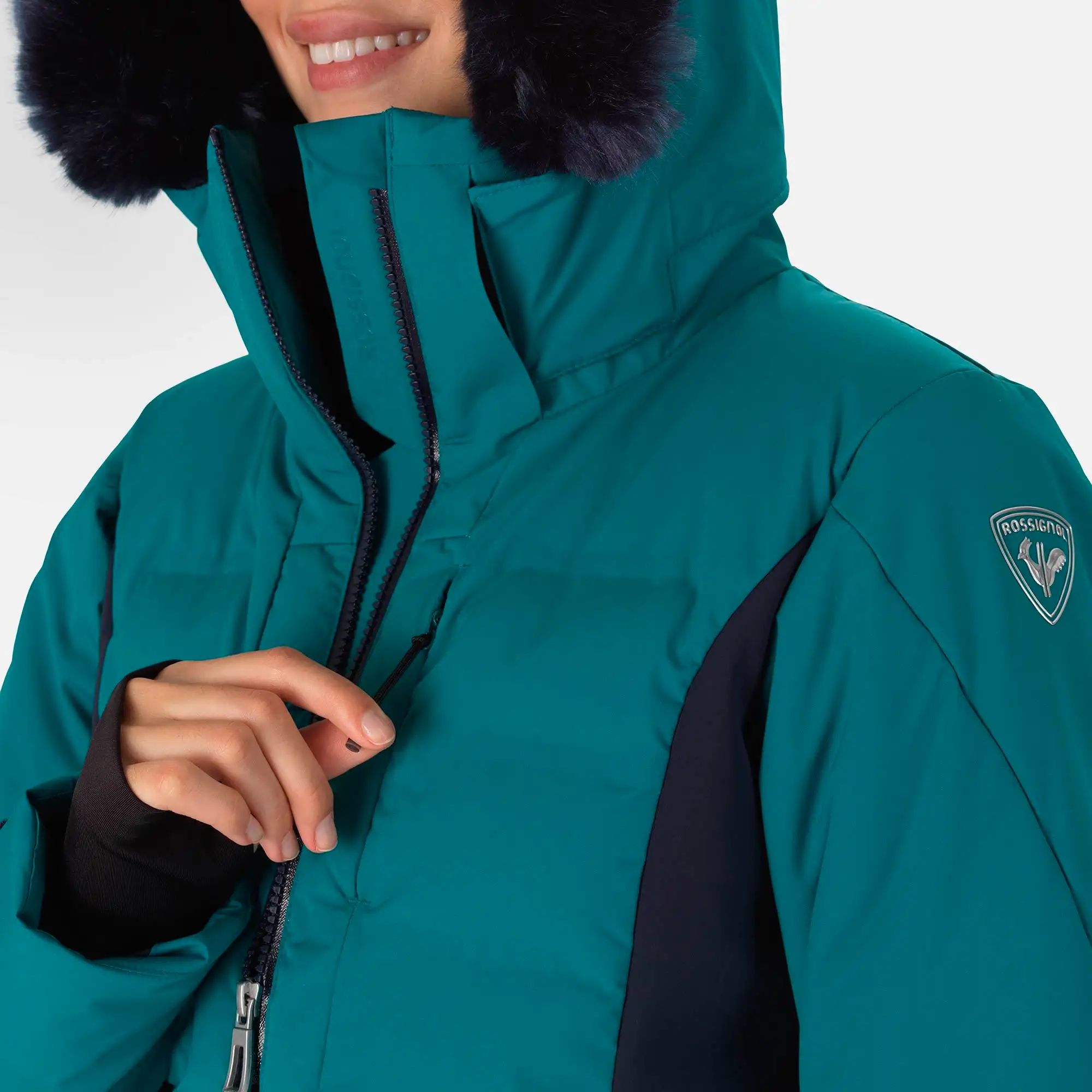 Geaca schi dama Rossignol W DEPART Dark emerald [6]