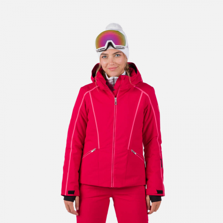 Geci schi si snowboard - Geaca schi dama Rossignol W FLAT Ruby red