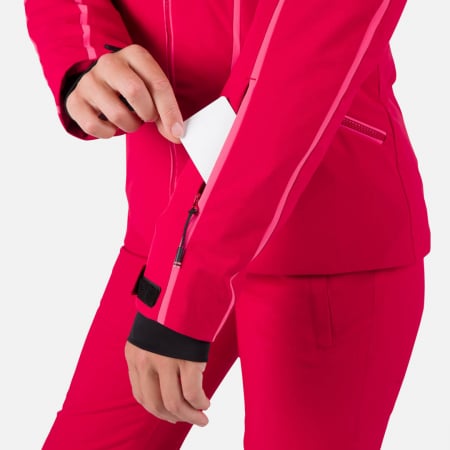Geaca schi dama Rossignol W FLAT Ruby red [7]
