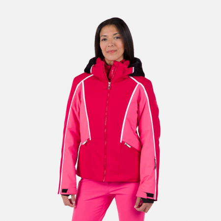 Femei - Geaca schi dama Rossignol W SALUVER FUR Ruby red