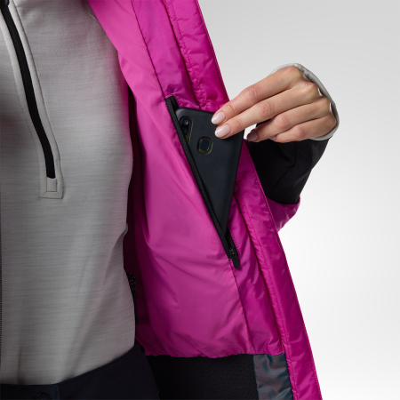 Geaca schi dama Rossignol W Snowblaze down bomber - Electric fuchsia [5]