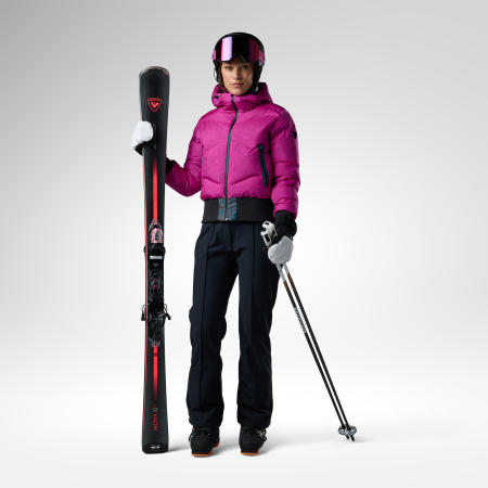 Geaca schi dama Rossignol W Snowblaze down bomber - Electric fuchsia [9]