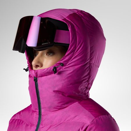 Geaca schi dama Rossignol W Snowblaze down bomber - Electric fuchsia [7]