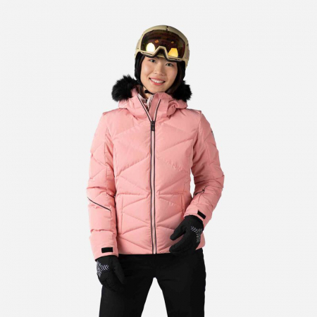 Geci schi si snowboard - Geaca schi dama Rossignol W STACI - Pastel pink