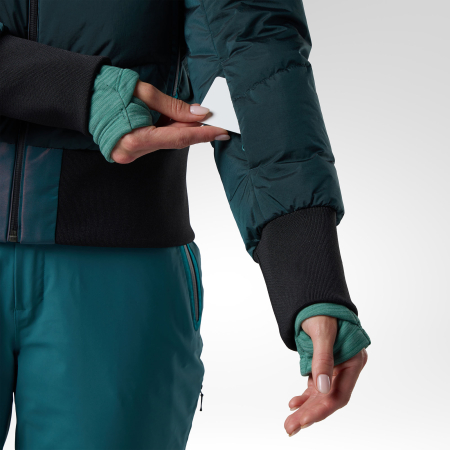 Geaca schi dama Rossignol W Snowblaze down bomber - Transformative teal [5]
