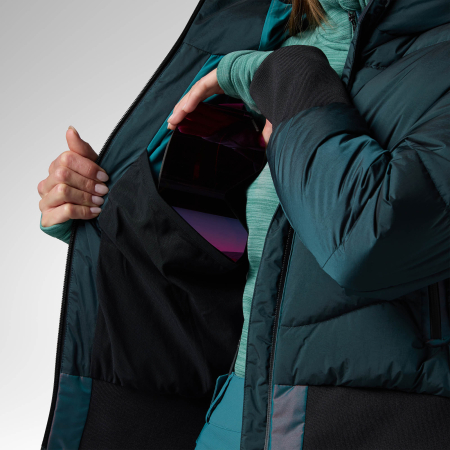Geaca schi dama Rossignol W Snowblaze down bomber - Transformative teal [7]