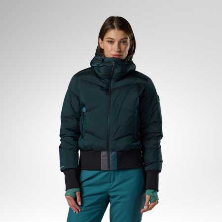 Geci ski - Geaca schi dama Rossignol W Snowblaze down bomber - Transformative teal