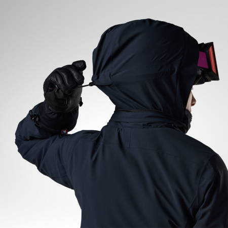 Geaca schi dama Rossignol W Snowdazzle belted - Black [11]
