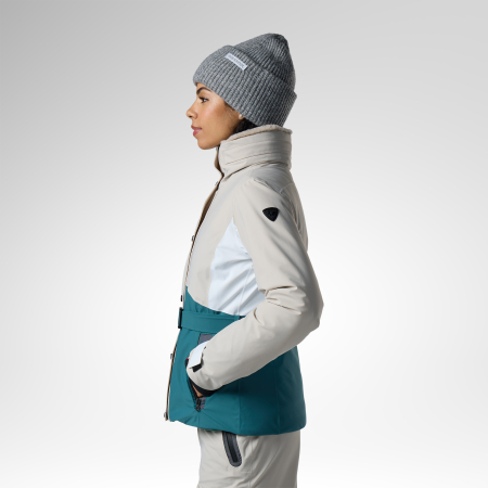 Geaca schi dama Rossignol W Snowdazzle belted - Silver cloud [2]
