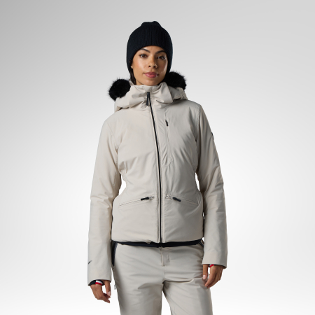 Geci ski - Geaca schi dama Rossignol - W Snowdazzle insulated - Silver cloud