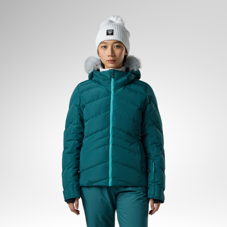 Geci schi si snowboard - Geaca schi dama Rossignol - W staci insulated - Transformative teal pearly