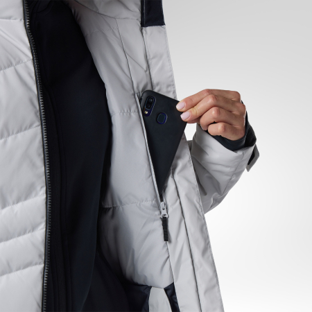 Geaca schi dama Rossignol - W staci insulated - Silver pearly [7]