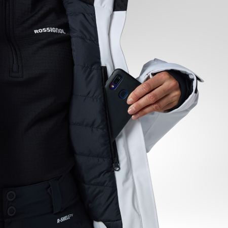 Geaca schi dama Rossignol - W 4WS Blackside insulated - Black/white [10]