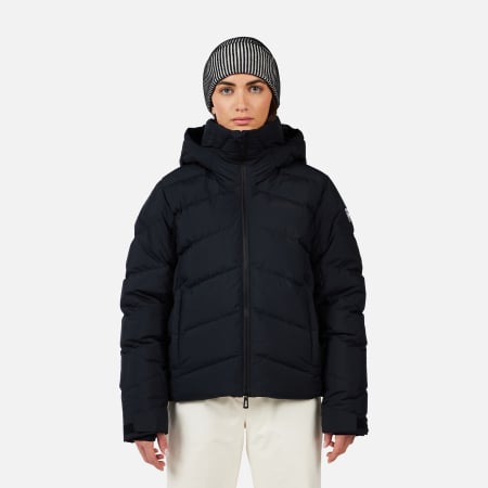 Geci ski - Geaca schi dama Rossignol WISPILE RIPSTOP DOWN Black