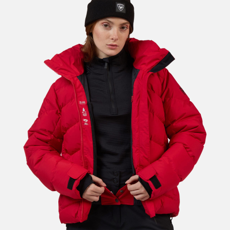 Geaca schi dama Rossignol WISPILE RIPSTOP DOWN Ruby Red [8]