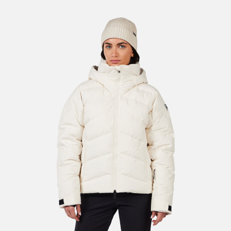 Geci ski - Geaca schi dama Rossignol WISPILE RIPSTOP DOWN Nature White