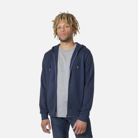 Hanorac barbati Rossignol LOGO SWEAT FZ HOOD FL - Dark navy [1]