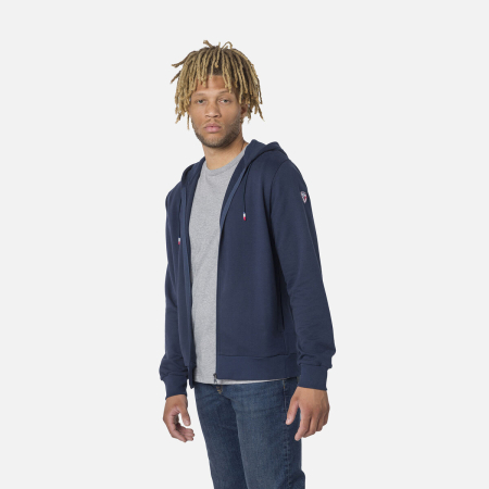 Hanorac barbati Rossignol LOGO SWEAT FZ HOOD FL - Dark navy [3]
