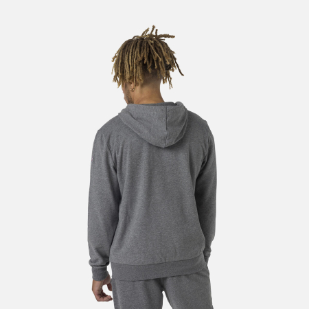 Hanorac barbati Rossignol LOGO SWEAT FZ HOOD FL - Heather grey [3]