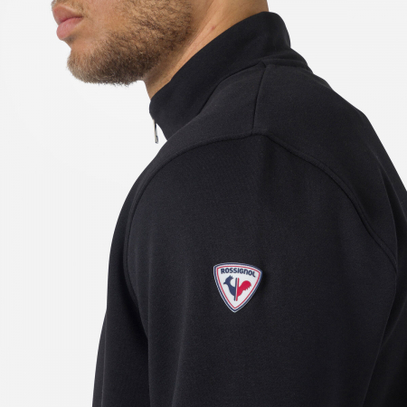 Bluza barbati Rossignol LOGO SWEAT FZ FT - Black [4]