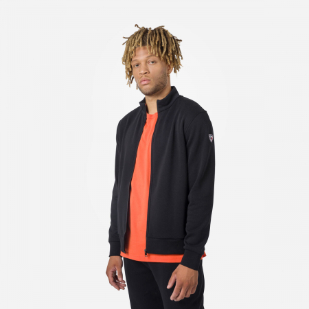 Bluza barbati Rossignol LOGO SWEAT FZ FT - Black [7]