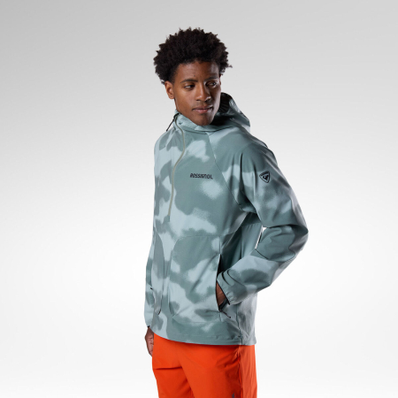 Hanorace - Hanorac barbati Rossignol M STRETCH ANORAK - Sage green cloud
