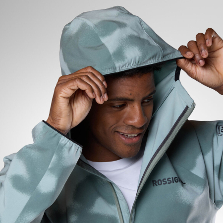 Hanorac barbati Rossignol M STRETCH ANORAK - Sage green cloud [3]